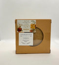 Packaged turmeric and goat milk soap bar
