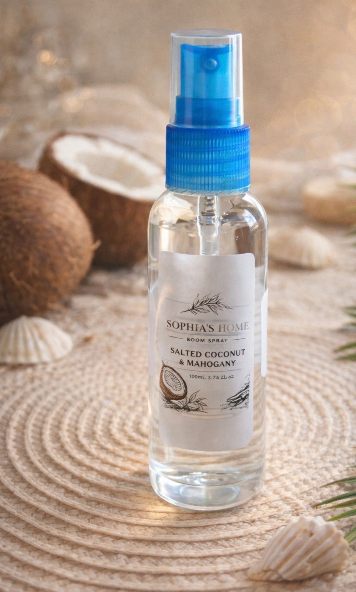 Salted Coconut and Mahogany Room Spray